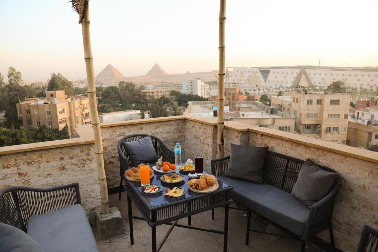 King Tout Hotel Pyramids View El El Cairo Exterior foto