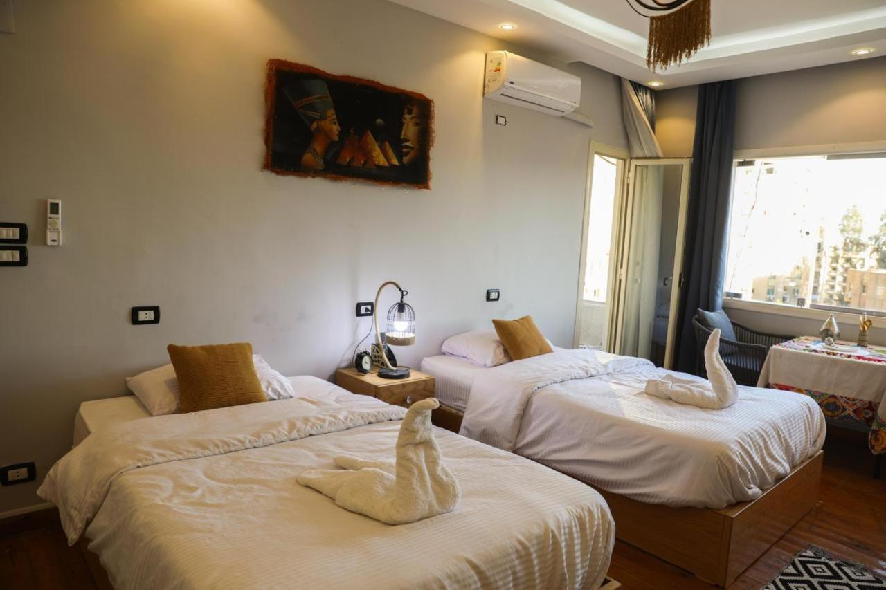 King Tout Hotel Pyramids View El El Cairo Exterior foto